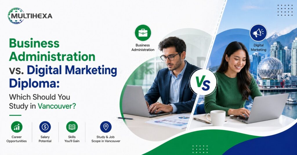 Business Administration vs. Digital Marketing Diploma Which Should You Study In Vancouver